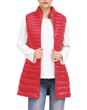 ELFJOY Women's Ultra Light Long Down Vest