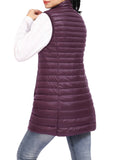 ELFJOY Women's Ultra Light Long Down Vest