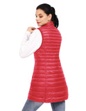 ELFJOY Women's Ultra Light Long Down Vest