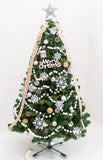 ELFJOY Christmas Tree Stand for Artificial Trees Thick Iron Metal Portable Foldable Tree Base with Thumb Screw 34"