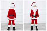 ELFJOY Children's Santa Suit Kids Christmas Halloween Costume Cosplay Set of 11 Pcs