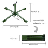 ELFJOY Christmas Tree Stand for Artificial Trees Thick Iron Metal Portable Foldable Tree Base with Thumb Screw 34"