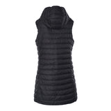 ELFJOY Women's Long Down Vest Zipper Lightweight Puffer Jackets with Hood