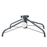 ELFJOY Christmas Tree Stand 19.7" Iron Metal Bracket Fits 1.26" Pole Rubber Pad with Thumb Screw