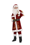 ELFJOY Adult Santa Suit with Beard & Hair Deluxe