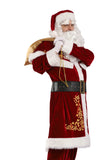ELFJOY Adult Santa Suit with Beard & Hair Deluxe