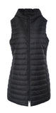 ELFJOY Women's Long Down Vest Zipper Lightweight Puffer Jackets with Hood