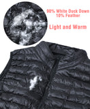 ELFJOY Women's Ultra Light Long Down Vest